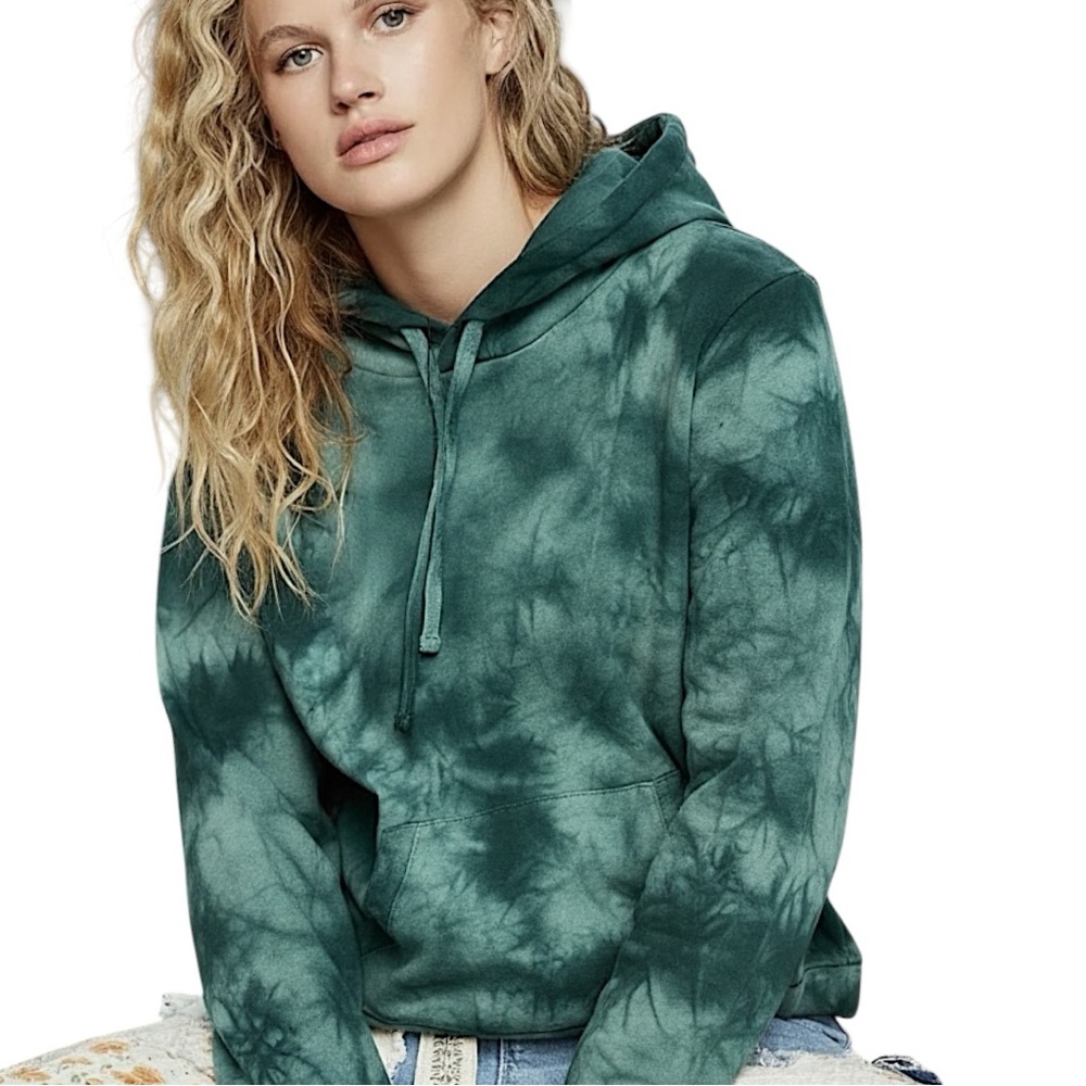 New Dance & Marvel Forest Tie-Dye Hoodie Sweatshirt Hoodie Size Small